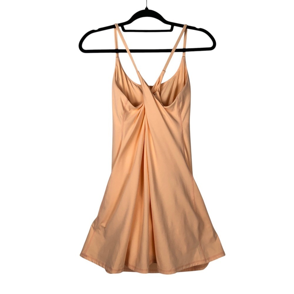 Halara SoftlyZero Plush Backless Active Dress Size M Apricot Sherbet Active - Picture 3 of 12